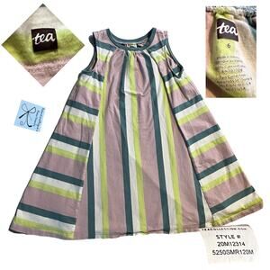Tea Collection Trapeze Dress Kids Sz 6